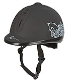 Covalliero Helm Reithelm Beauty VG1 Schwarz, 53-57 cm