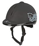 Covalliero Helm Reithelm Beauty VG1 Schwarz, 53-57 cm