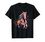 Pferd Reiten Dressur Springen Reiterhof T-Shirt