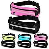 2er-Pack laufgürtel, Handytasche Joggen aus Neopren, Lauftasche Jogging Wasserdicht, mit Verstellbarem Riemen für iPhone 14,13,12/Pro/XR/XS/X/8,...