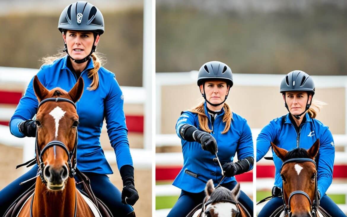 Handhaltung Korrektur beim Reiten