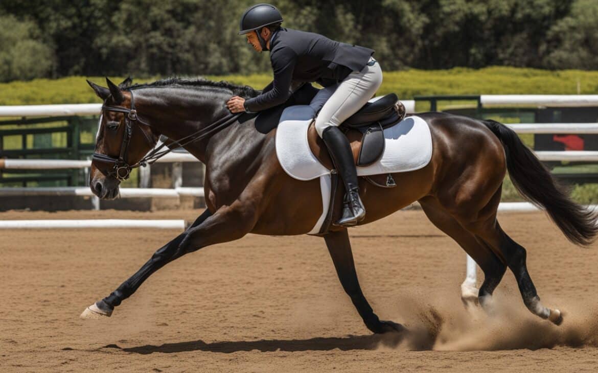 Techniken des Reitens ohne Sattel