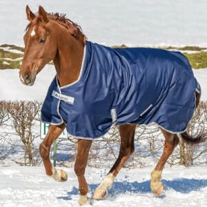 Bucas Outdoordecke 150g Freedom Turnout High Neck 150 135 Navy/Silver