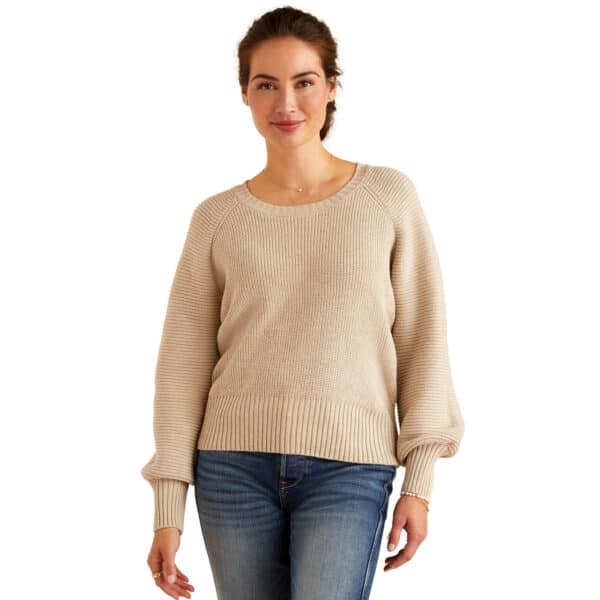 Ariat Sweater WMS Malvern Sweater HW 2024 XS Oatmeal Heather