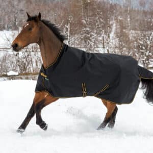 Bucas Outdoordecke 300g Irish Turnout High Neck 130 Black/ Gold