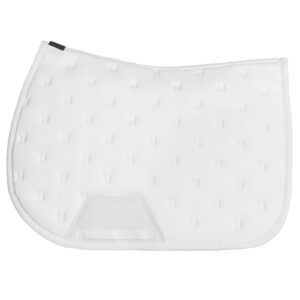 Maximilian Equestrian Schabracke Springen Stamp Saddle Pad Springschabracke Cob White