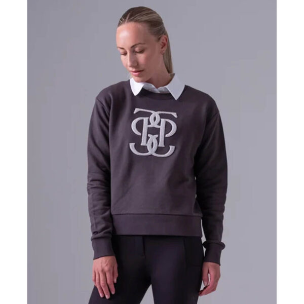 PS of Sweden Sweatshirt Damen Monogram HW 2024 Hoodie S Dark Grey