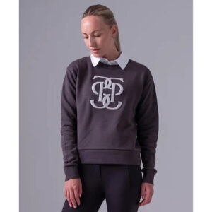 PS of Sweden Sweatshirt Damen Monogram HW 2024 Hoodie XS Dark Grey