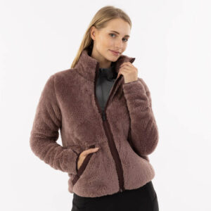 BR Jacke Damen Fatima HW 2024 Weiche Teddyjacke S Twilight Mauve