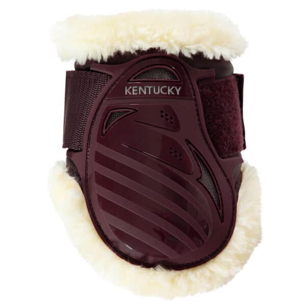 Kentucky Horsewear Streichkappen Vegan Sheepskin Young Horse XS Bordeaux