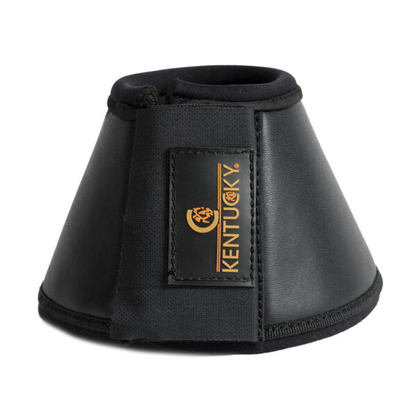 Kentucky Horsewear Hufglocken Leder Sprungglocken XL Schwarz