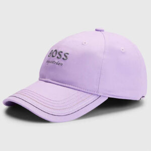 Boss Equestrian Cap Bestickt Unisex HW 2024 Basecap Kappe 55 Chalk Violet