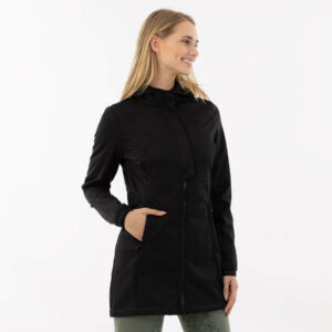 BR Mantel Damen Frederique Softshell-Mantel lang XS Meteorite