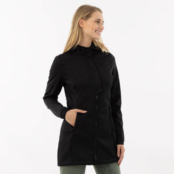 BR Mantel Damen Frederique Softshell-Mantel lang S Meteorite