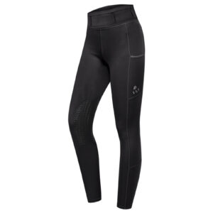 E.L.T Reitleggings Kinder Full-Grip Ella 128 Schwarz