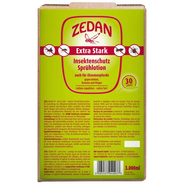 ZEDAN SP Insektenschutz Sprühlotion - extra stark - 3000ml