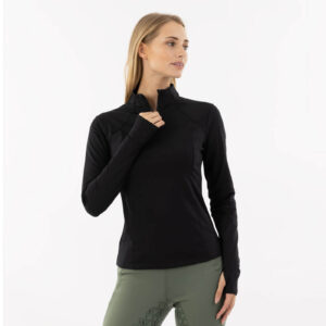 BR Pullover Damen Franka HW 2024 Half Zip-Up Pullover L Meteorite