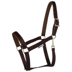 Bucas Nylonhalfter Dublin Halfter Cob Brown/ Brown