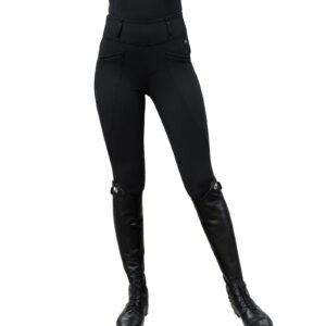 Maximilian Equestrian Reitleggings Damen Full-Grip Winter Pro Leggings L Black