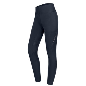 E.L.T Thermo-Reitleggings Damen Full-Grip Milla HW 2023 Damenreitleggings Vollbesatz 34 Tiefblau