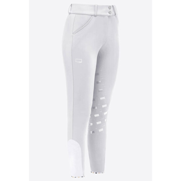 RG Rider´s Gene Reithose Damen RG High Waist Full Grip Breeches Damenreithose 36 (IT 42) White