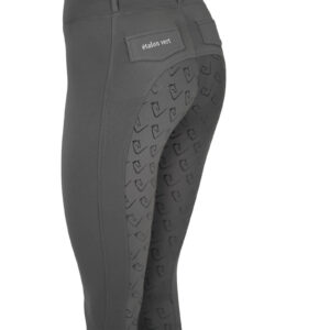 etalon vert Reitleggings Damen Full-Grip Chacco Damenreitleggings Vollbesatz M Mid Grey