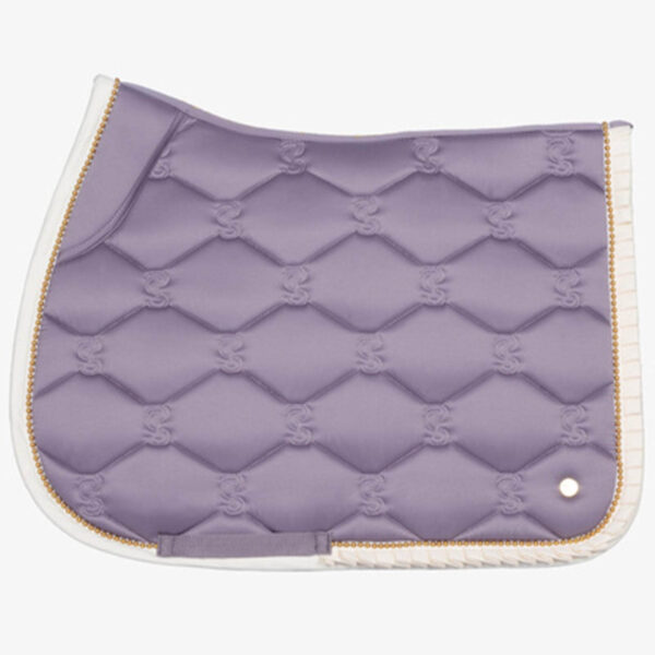 PS of Sweden Schabracke Springen Ruffle Pearl FS 2024 Springschabracke Full Lavender Grey