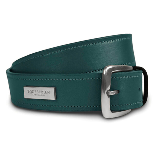 Equestrian Stockholm Gürtel Unisex Emerald Ledergürtel