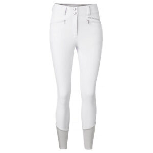 Mountain Horse Reithose Damen Knie-Grip Diana Damenreithose Kniebesatz 46 White