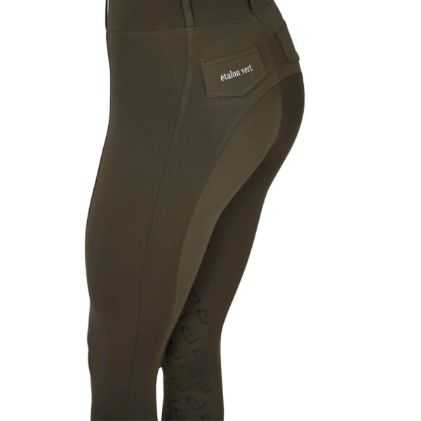 etalon vert Reitleggings Damen Knie-Grip Chacco Damenreitleggings Kniegrip XL Wood