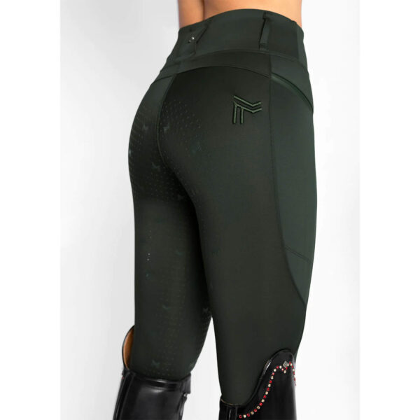 Maximilian Equestrian Reitleggings Damen Full-Grip Studio Damenreitleggings XS Hunter Green