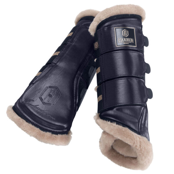 Eskadron Gamaschen Glamslate Fauxfur Heritage 2023 Tendon Boots M Navy