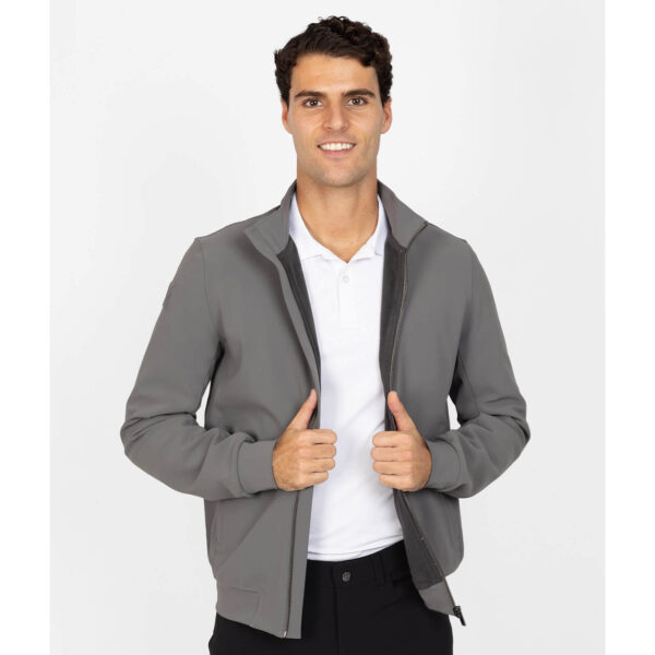 Maximilian Equestrian Herren Jacke Insignia Zipper L Grey