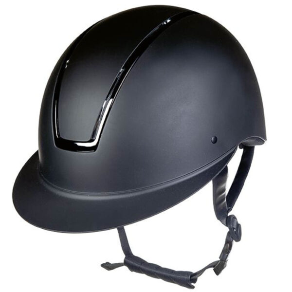 HKM Reithelm Lady Shield S=52-54 cm Schwarz glänzend