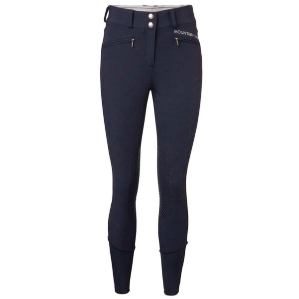 Mountain Horse Reithose Damen Knie-Grip Diana Damenreithose Kniebesatz 46 Navy