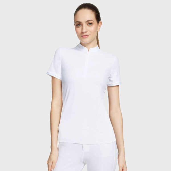 Samshield Shirt Damen Louane FS 2024 Short Sleeve L White Texturized