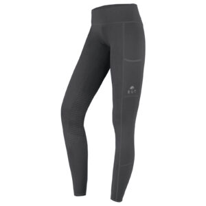 E.L.T Thermo-Reitleggings Damen Full-Grip Ella 36 Asphalt