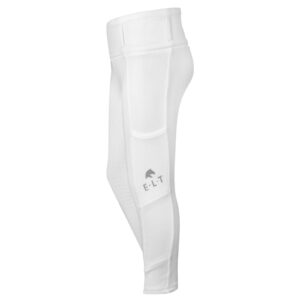 E.L.T Reitleggings Kinder Full-Grip Ella 140 Weiß