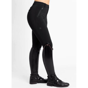 Maximilian Equestrian Reithose Damen Full-Grip Geo Damenreithose Vollbesatzreithose XS Black