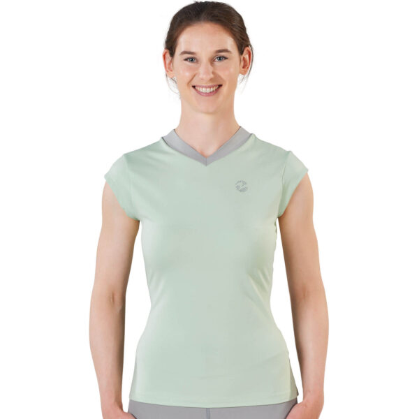 BUSSE T-Shirt Damen Elli Tech FS 2022 S Smoke Green