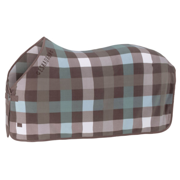 Eskadron Abschwitzdecke Fleece Check Classic Sports FS 2024 M (135cm) Deep Taupe/Smoke Green/White/Velvet Taupe