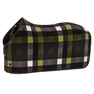 Eskadron Abschwitzdecke Fleece Check Platinum 2024 XXL/ 165 cm Teak Brown/ Moss Green/ Atlantic Blue