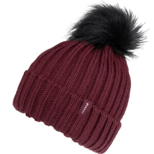 Pikeur Mütze Beanie Basic Classic Sports HW 2023 Strickmütze 53/ 55 Mulberry