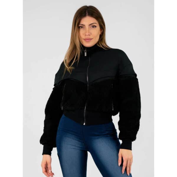 Maximilian Equestrian Jacke Damen Bomber Teddy Jacket Teddyjacke XL Black