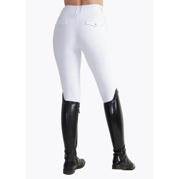 Maximilian Equestrian Reitleggings Damen Full-Grip Pro Riding Leggings S White