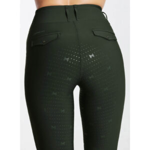 Maximilian Equestrian Reitleggings Damen Full-Grip Pro Riding Leggings M Hunter Green