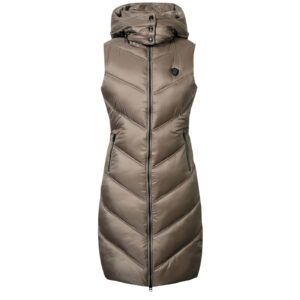 Covalliero Weste Lang Damen HW 2024 Damenweste S Taupe