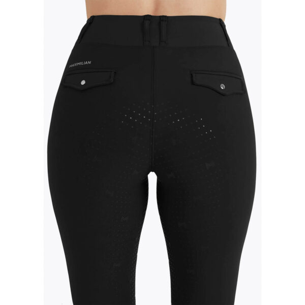 Maximilian Equestrian Reitleggings Damen Full-Grip Pro Riding Leggings M Black