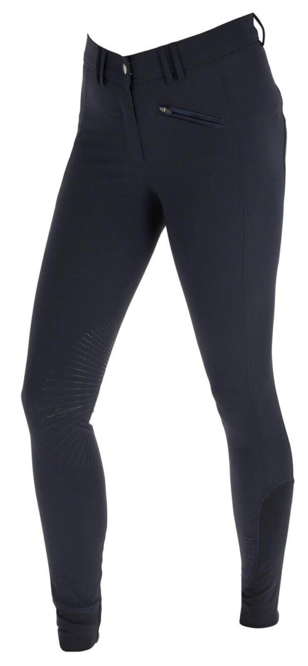 Covalliero Reithose Kinder Knie-Grip Bali Kinderreithose Kniebesatz 152 Navy