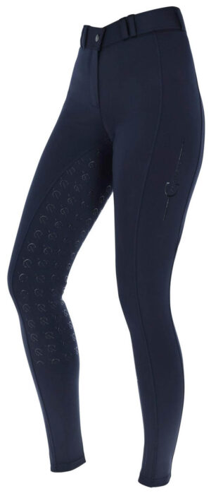 Covalliero Reithose Damen Full-Grip ClassicStar Damenreithose Vollbesatz 40 Navy